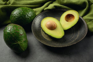 Avocado Products made from avocados Food nutrition concept.