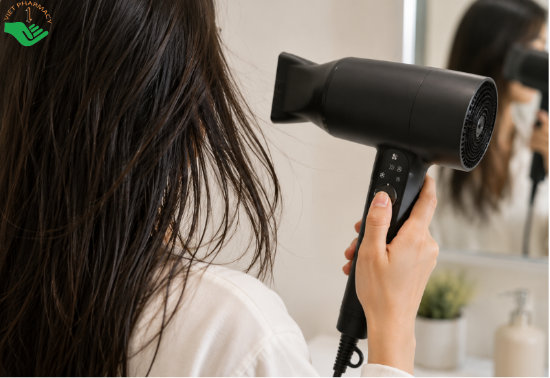 Dùng chế độ nhiệt vừa hoặc mát