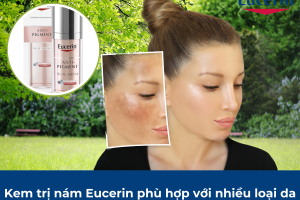 Kem trị nám Eucerin phù hợp với nhiều loại da