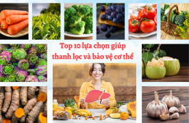 Top 10 thực phẩm làm sạch gan tự nhiên