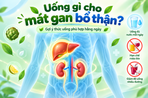 Uống gì cho mát gan bổ thận_ Gợi ý thức uống phù hợp hằng ngày